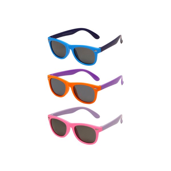 Classic Kids Silicone Sunglasses UV400 Eyewear for Boys Girls TR90 Goggles Children Sunglasses UV Protection Kids Eyewear