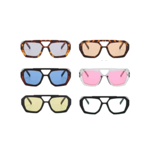 Fashion Sunglasses Luxury Designer Colored Lenses Sun Shade Glasses for Women Vintage UV400 Brand Sun Glasses