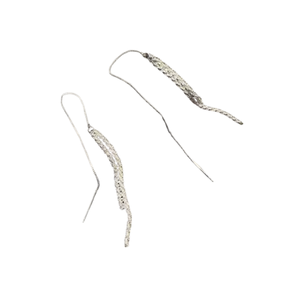 New Long Tassel Chain Dangle Earrings for Women girl Trend Korean Fashion Fine Earring Wedding Luxury Y2K Jewelry Wholesale