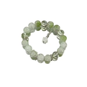New Simple Beads Crystal Bracelet for Women Girls Korean Ins Flower Fox Feather Tassel Bracelets Friendship Jewelry Gifts 2024