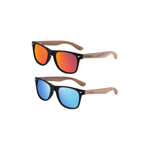 Oi Wood Brand Natural Wooden Sunglasses Men Polarized Fashion Sun Glasses Original Wood Oculos De Sol Masculino New TR90 Frames