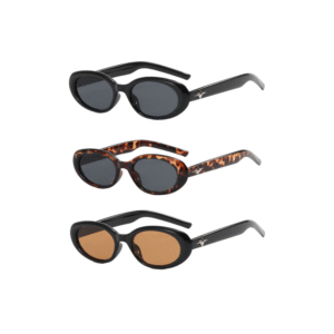 Vintage Oval Sunglasses Women New Trendy Punk Style Frame Shades Fashion Luxury Brand Designer UV400 Protection Eyewear