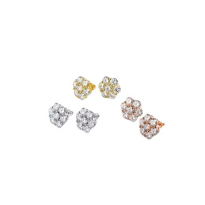 7cttw Full Moissanite Earrings 925 Sterling Silver Flower Shape Diamond D Color VVS1 Ear Studs Wedding Jewelry Gifts Certificate