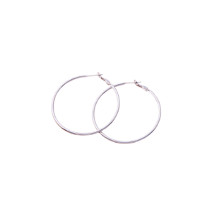 925 Sterling Silver Women's 50/60/70/80MM Round Big Hoop Earrings Wedding Fashion Jewelry For Women 2024 Christmas GaaBou
