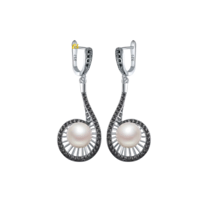 Ajojewel Vintage Simulated-pearl Long Drop Earrings For Women Elegant Party/Wedding Gift For Lady