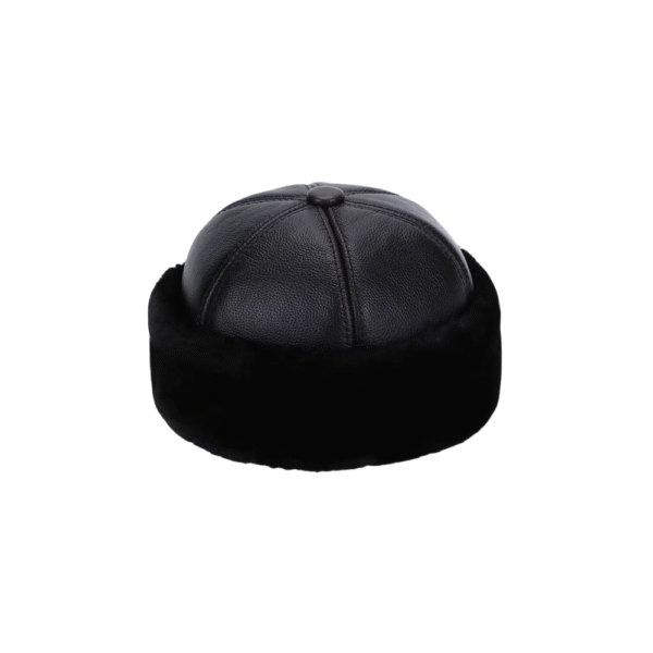 Brand New Style 2025 Retro Cowhide Bomber Hat Winter Keep Warm Caps Men Women Real Leather Cap Thick Velvet Dad Hat Leather Hat