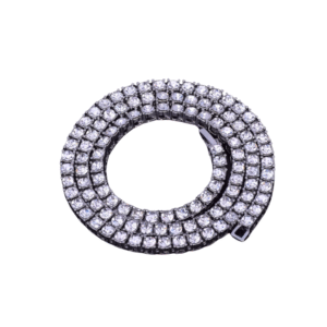 Bubble Letter 1 Row 5mm Tennis Necklace & Bracelet Set Gold Color Rhinestone Chain Choker Men's Hip Hop Street Rock Jewelry