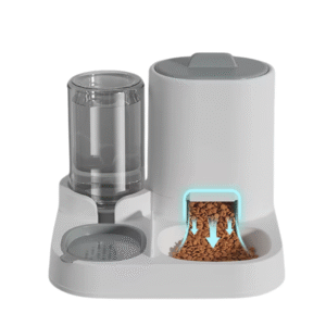 Cat feeding water feeder dog bowl cat bowl smooth food and water supply two-in-one water dispenser cat bowl pet supplies