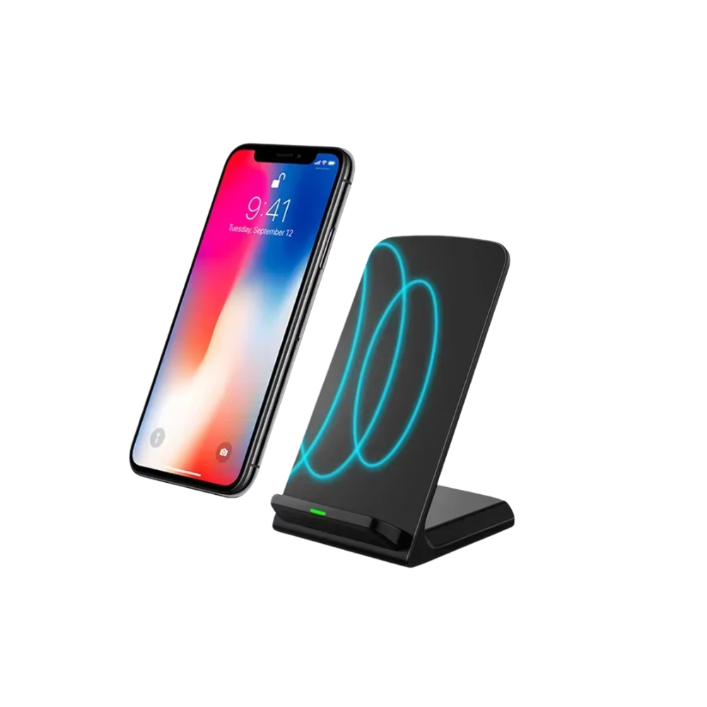 10W Wireless Charger Stand Pad For iPhone 13 12 11 Pro X XS Max XR 8 Samsung S21 S20 Qi Fast Charging Dock Station Phone Holder