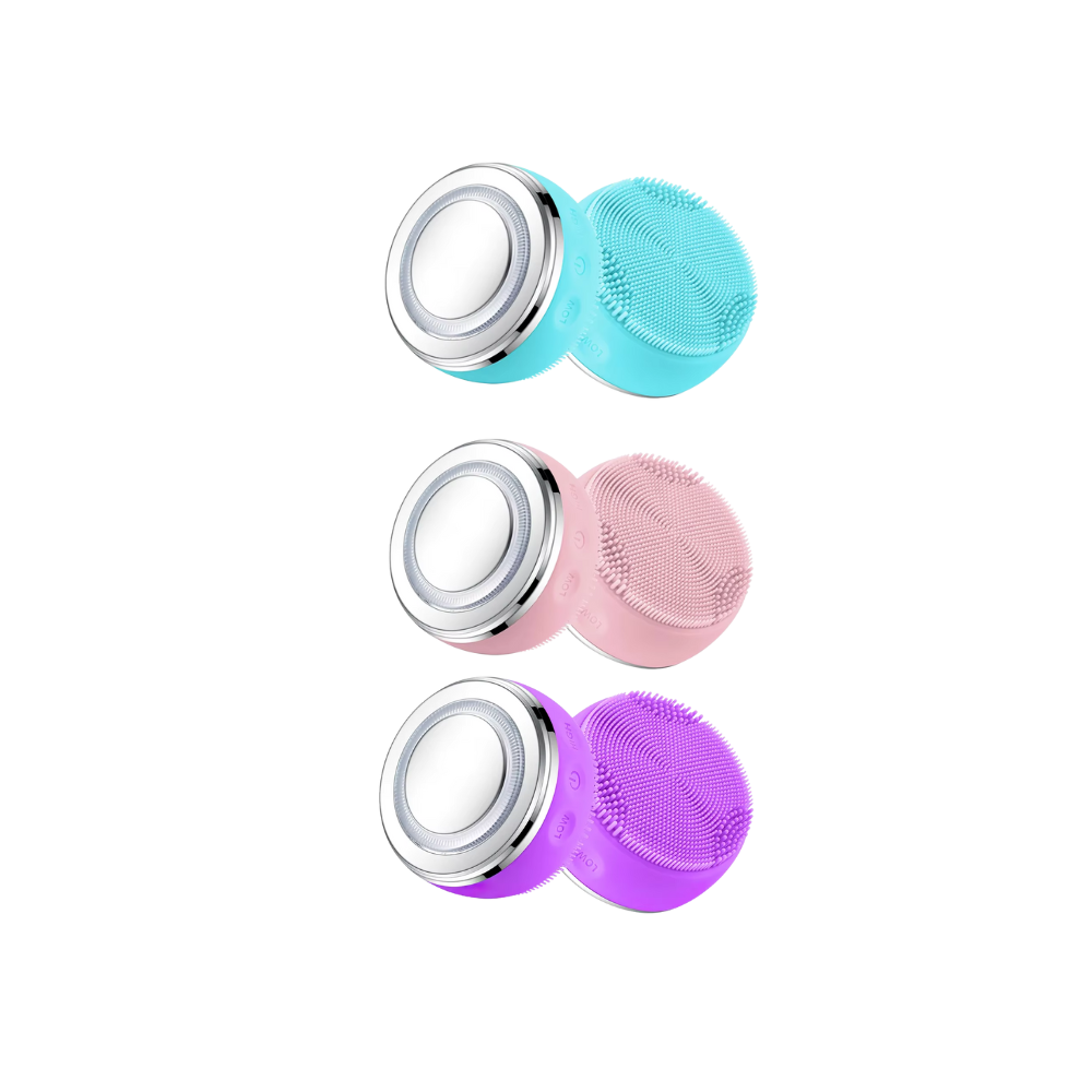DIOZO Electric Face Cleansing Brush Pore Cleaner 2-in-1 Skin Care Cleanser Waterproof Silic Beauty Massager Tool Face Wash Brush