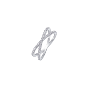 Double Band Diamond Ring Luxury Fashion Set Moissanite Silver Ring