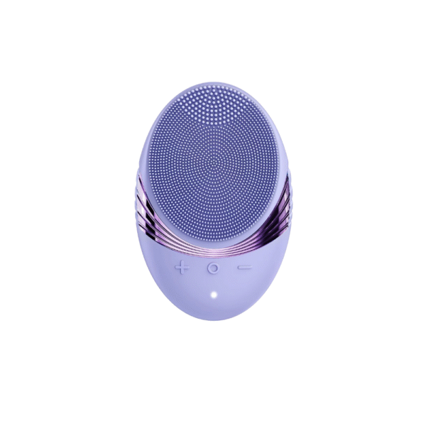 Face Scrubber Facial Cleansing Brush : Portable Silicone Waterproof Rechargeable Face Wash Brush, 5 Cleansing Modes, Electric.