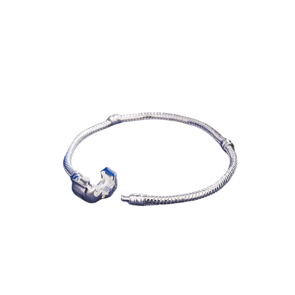 Handmade Original Fine Jewelry 925 Sterling Silver Charm Bracelet Soft and Smooth Snake Bone Bracelet for Women