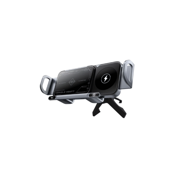 NEW Car Wireless Charger GPS Stand 15W Fold Screen Phone Fast Charging Car Vent Mount Phone Holder Mount for Smartphone/Pad