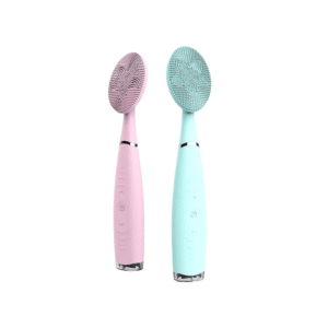 Portable Electric Facial Cleansing Brush Waterproof Silicone Cleansing Tool Handheld Facial Cleaning Brush Deep Pore Cleaner