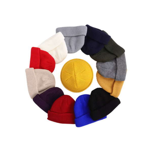 Winter Warm Beanies Casual Short Thread Hip Hop Hat Adult Men  Female Wool Knitted Skull Cap Elastic  Unisex