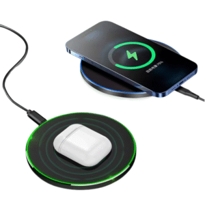 Wireless Charger 15W Max Fast Wireless Charger Fast Charger Pad Safe High-Speed Charging For Electronics With Light For Phones