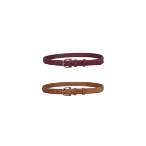 Women Belt Genuine Leather Skinny Waistband Retro Gold Buckle Black Belts for Jeans Pants Dress