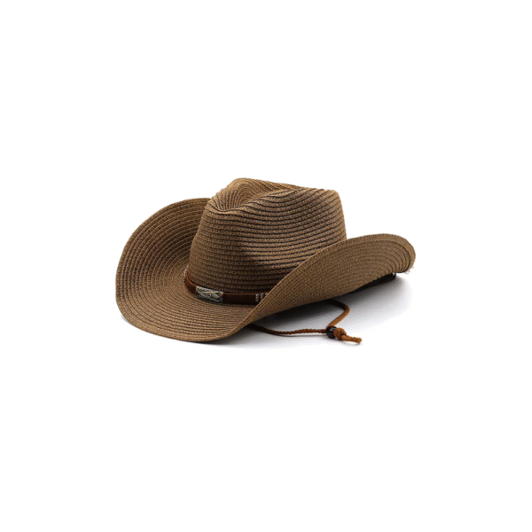 Women Men Cowboy Hat Summer Wide Brim Western Cowgirl Straw Hats Fashion West Fancy Dress Party Headwear Unisex Cap
