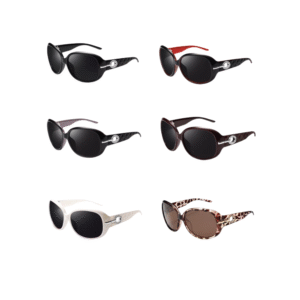 Women's Polarized Sunglasses UV400 Retro Diamond Butterfly Frame Eyewear Fashion Wear Sunscreen Glasses Traveling Ladies Sunglas