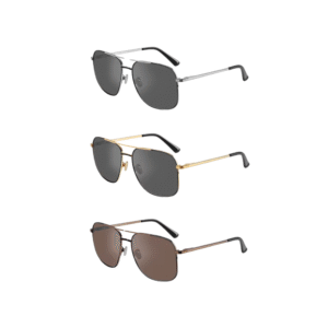ZENOTTIC 2024 Fashion Pilot HD Polarized Sunglasses Men Metal Shades Goggles Women Square Driving UV400 Anti-Glare Sun Glasses