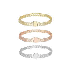 2025 New Fashion Exquisite S925 Silver Panjia Timeless Pavé Cuban Chain Bracelet Necklace ring A Timeless Valentine's Day gift