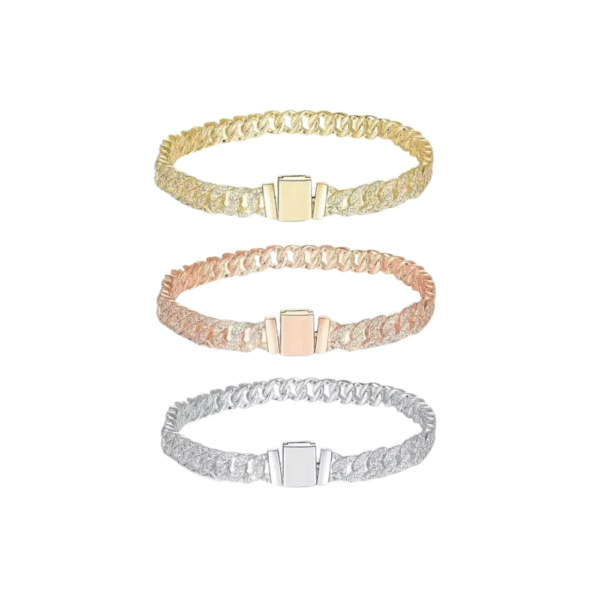 2025 New Fashion Exquisite S925 Silver Panjia Timeless Pavé Cuban Chain Bracelet Necklace ring A Timeless Valentine's Day gift