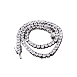 4mm 5mm 6mm Width Fashion Copper Iced Out Cubic Zircon Tennis Chain Necklace Rose Gold Silver Color Wholesale Drop Shipping