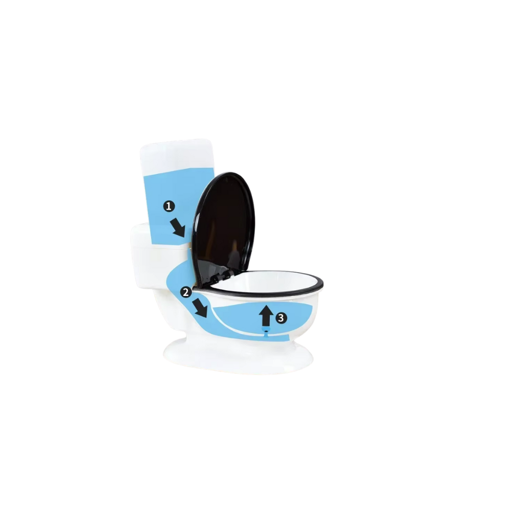 600 Ml Cat Spoof Toilet Water Dispenser Shape Drinking Bowl Water Flow Unplugged Automatic Water Feeding Artifact Pet Supplies