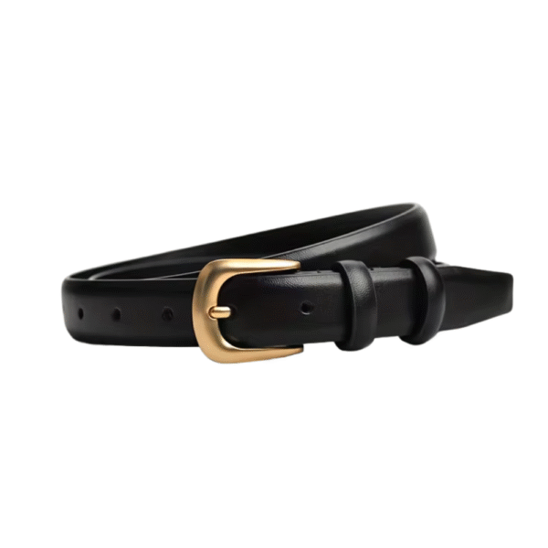 1 piece belt ladies fashion simple belt decorative black with jeans belt suitable for daily wear and use